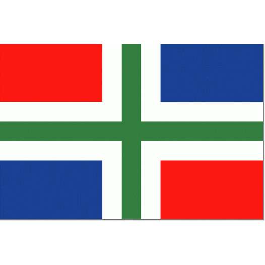 Auto sticker vlag Groningen