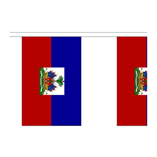 Vlaggenlijn Haiti 9 meter lang