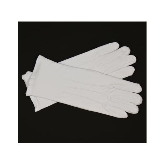 Luxe handschoenen wit maat XL