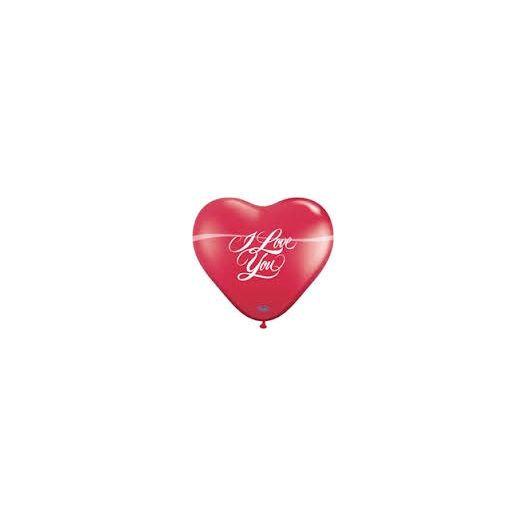 Love You Heart Ballon, per stuk te koop