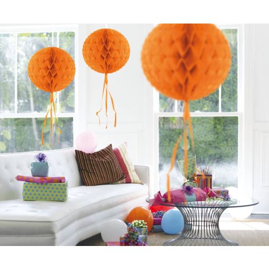 Honeycomb Oranje 30cm