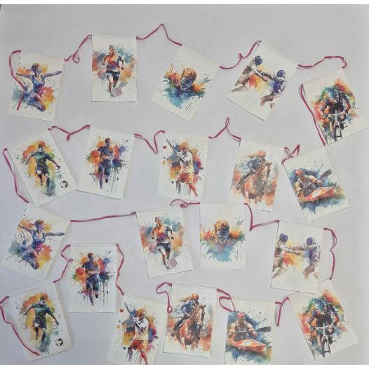 Vlaggenlijn sport - 10 meter | Brandvertragend