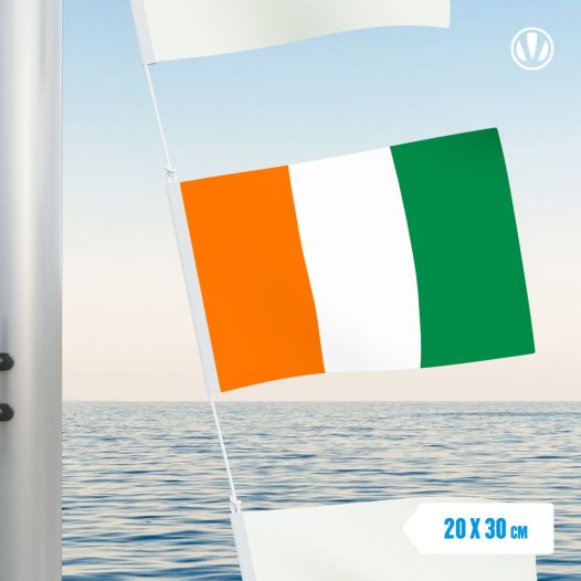 Vlaggetje Ivoorkust 20x30cm