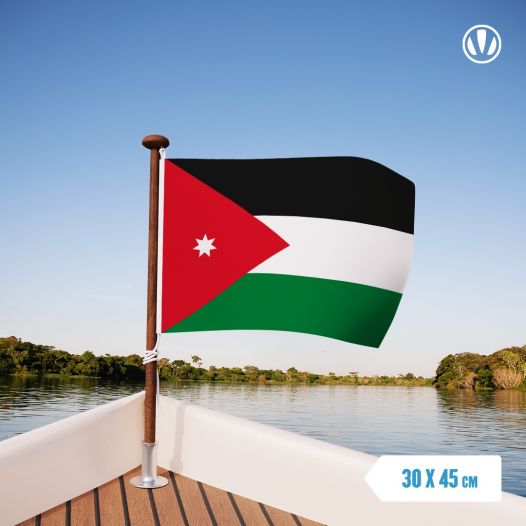 Vlag Jordanië 30x45cm