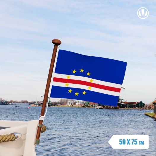 vlag Kaapverdië 50x75cm| vlaggen Kaap Verdië gastenvlag