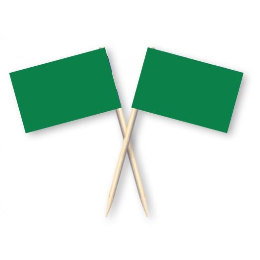 Cocktailprikkers groen - 50 stuks