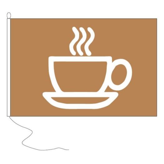 Koffie vlag 80x120cm