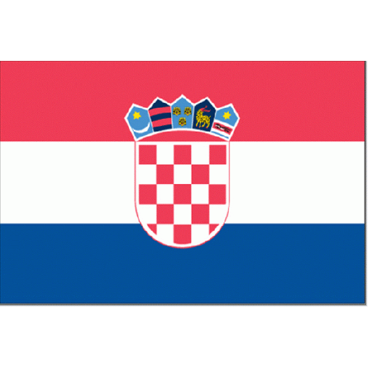 vlag Kroatië 100x150cm - Spunpoly