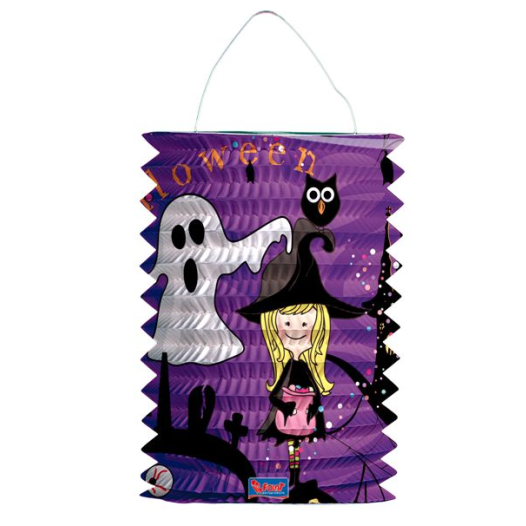 Halloween lampion heks en spook