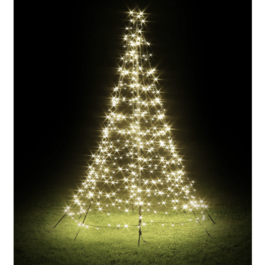 Kerstboom vlaggenmast verlichting 8 meter 1800 LEDS