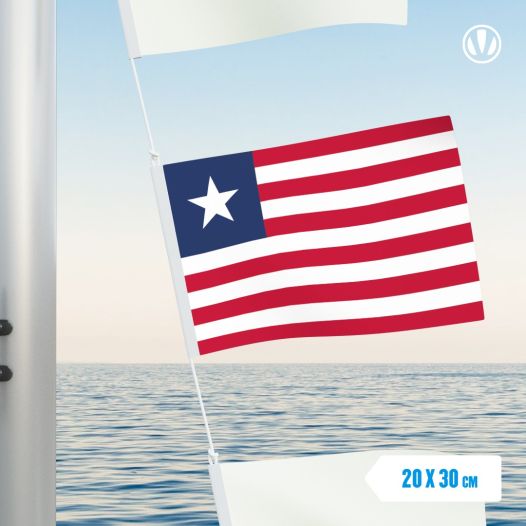 Vlaggetje Liberia 20x30cm