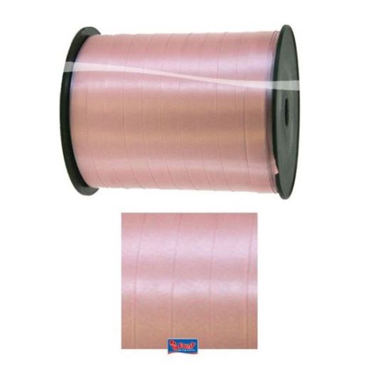 Roze lint, oud roze cadeaulint 5mm breed, 500m lang op rol