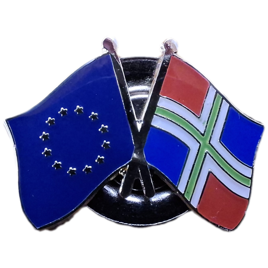 Broche Groningen en Europese Unie | Magnetisch