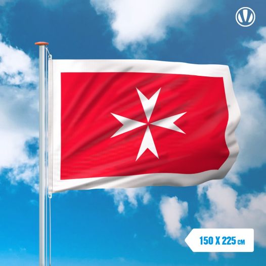 Vlag Malta Koopvaardij Maltese 150x225cm
