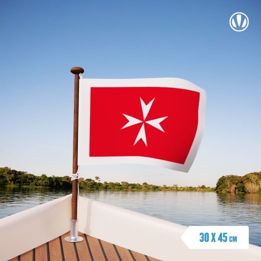 Vlag Malta Koopvaardij 30x45cm