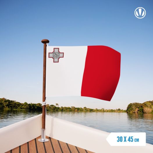 vlag Malta 30x45cm
