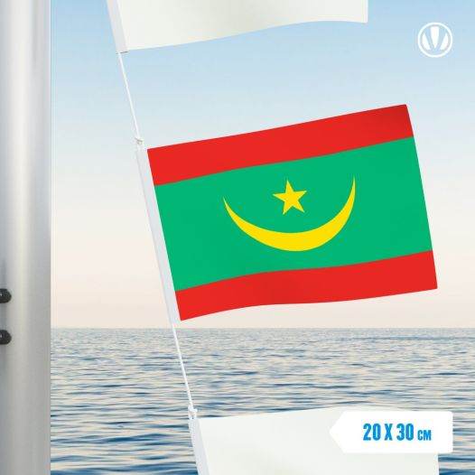 Vlaggetje Mauritanië 20x30cm