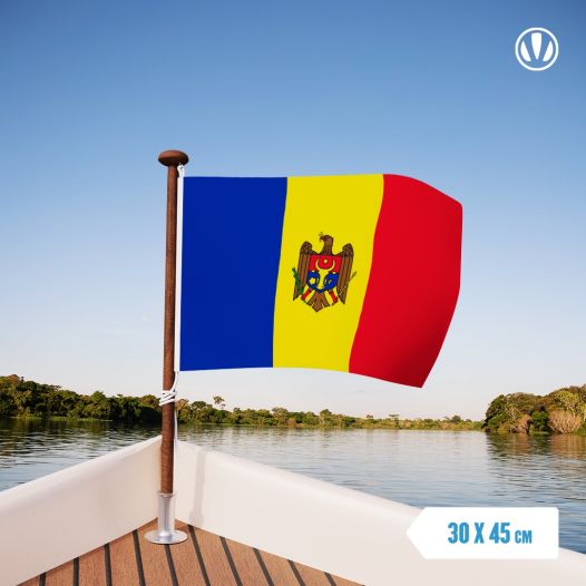 Vlag Moldavië 30x45cm
