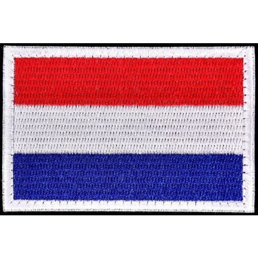 Nederlandse vlag patch - 5 cm x 8 cm
