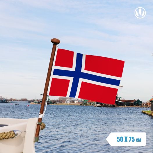 Noorse vlag Noorwegen 50x75cm gastenvlag
