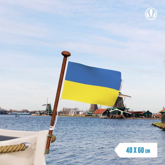 Oekraiense vlag 40x60cm