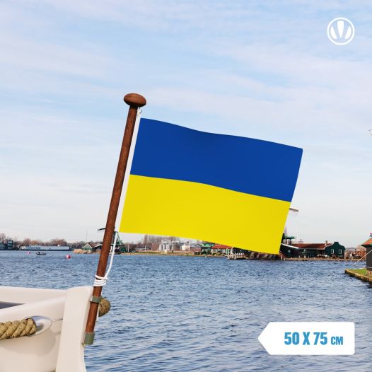 Oekraiense vlag 50x75cm