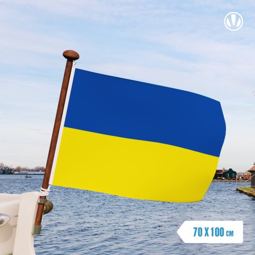 vlag Oekraïne 70x100cm - spunpoly