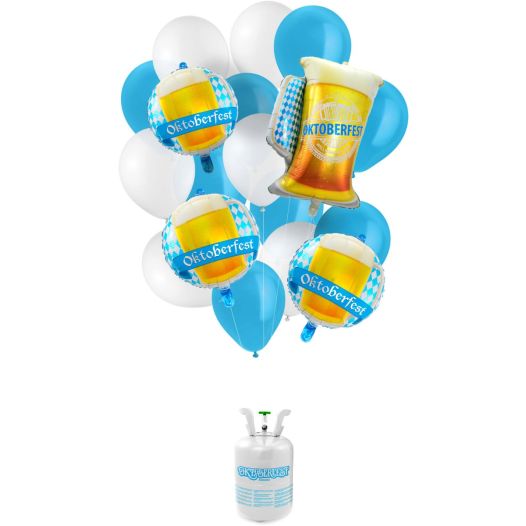 Ballonnenpomp helium cylinder 0.25m3 voor 30 ballonnen