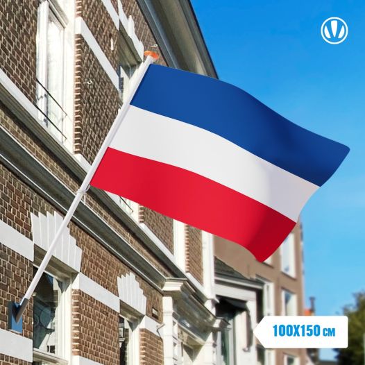 Omgedraaide Nederlandse vlag 100x150 cm