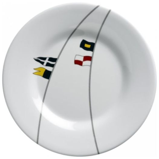 Ontbijtbord 20cm Regatta seinvlaggen