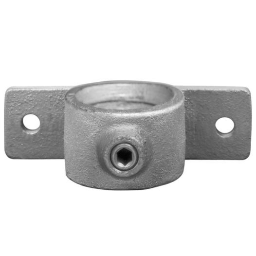 Buiskoppeling muurklem oogdeel dubbel ledig voor aluminium buis 42mm