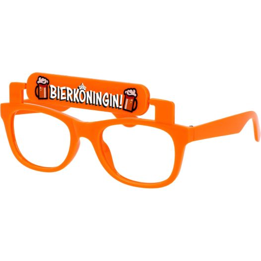 Oranje bril Bierkoning