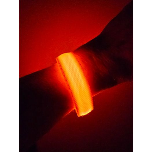 Oranje LED armband