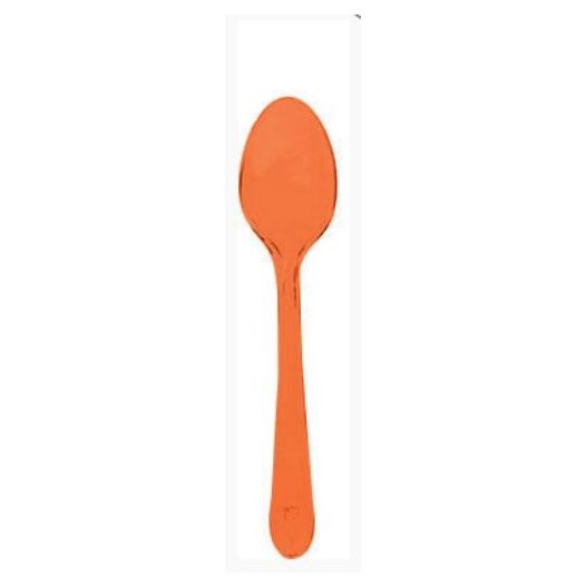 Lepels Oranje Bestek 10 stuks