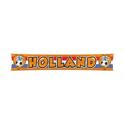 Oranje Spandoek Holland Leeuw | 360x60cm