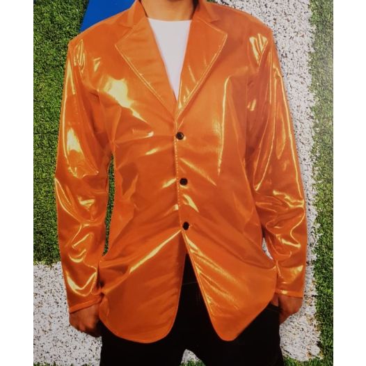 Oranje Glans Colbert maat L