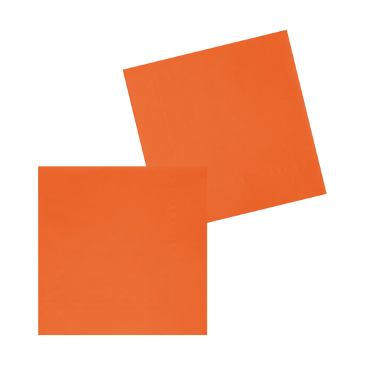 Oranje servetten 10 stuks
