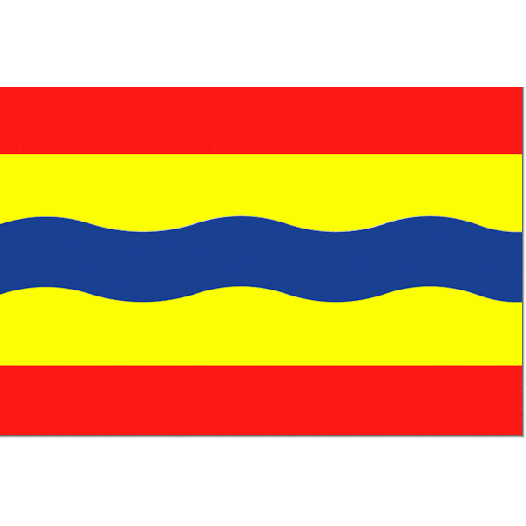 Vlag Overijssel 150x225cm spunpoly