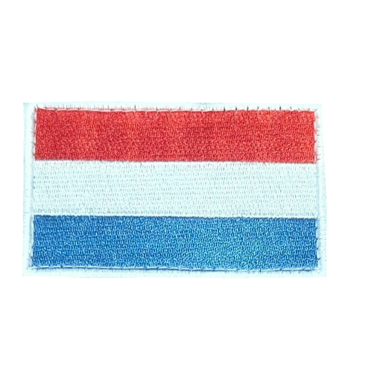 Luxemburgse vlag patch voor op kleding