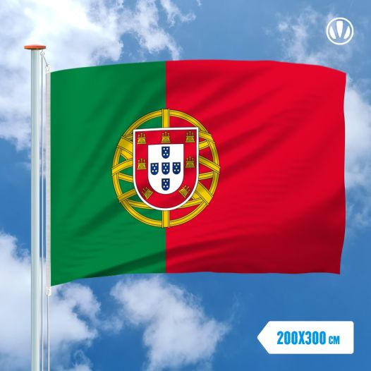 Portugese vlag Portugal 200x300cm
