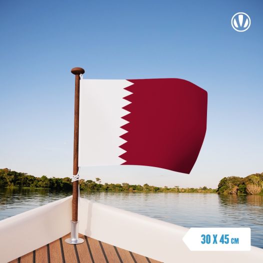 Vlag Qatar 30x45cm