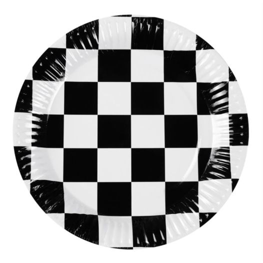Race bordjes 23cm karton