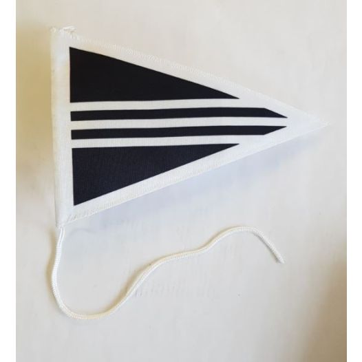 Rouwstoet vlag met koord en lus