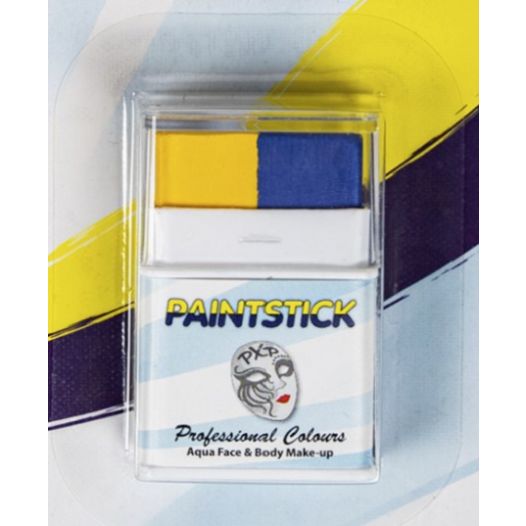 Schmink block blauw geel schminkstaaf