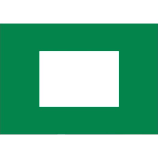 Sleepvlag 70x100cm Finishvlag groen