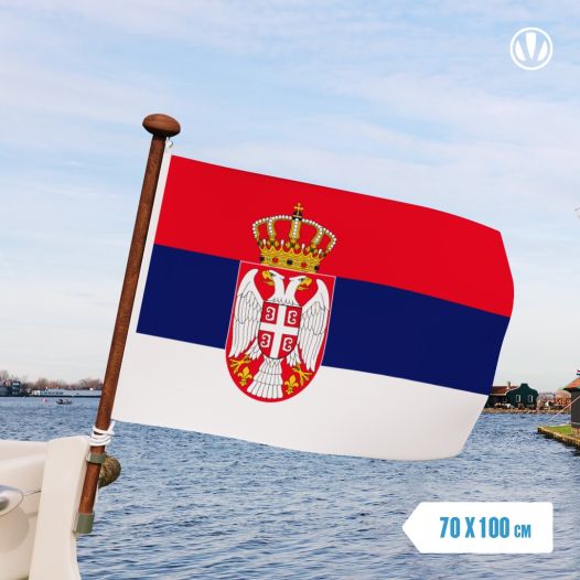 Servische vlag 30x45cm