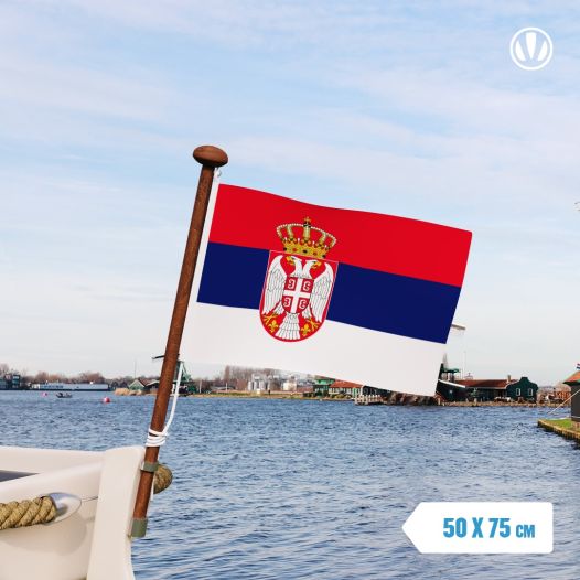 Vlag Servië 50x75cm