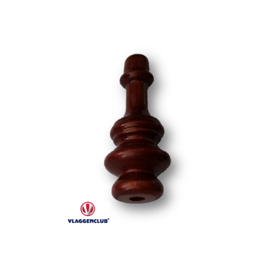 Sierknop vlaggenstok 55mm | Hardhout