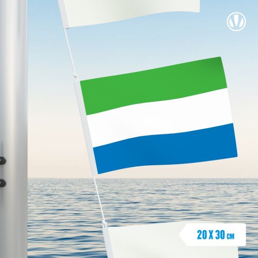 Vlaggetje Sierra Leone 20x30cm