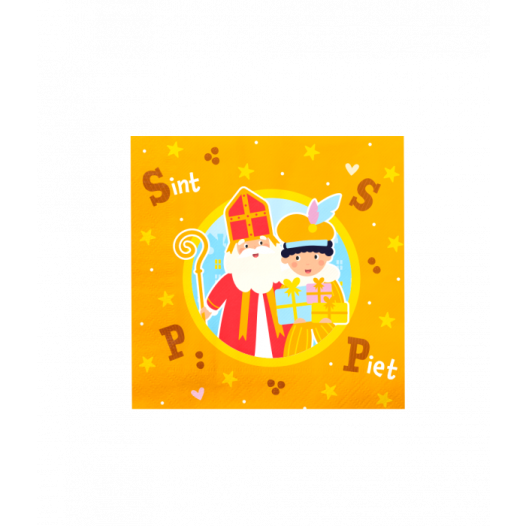 Sinterklaas servetten - 16 stuks